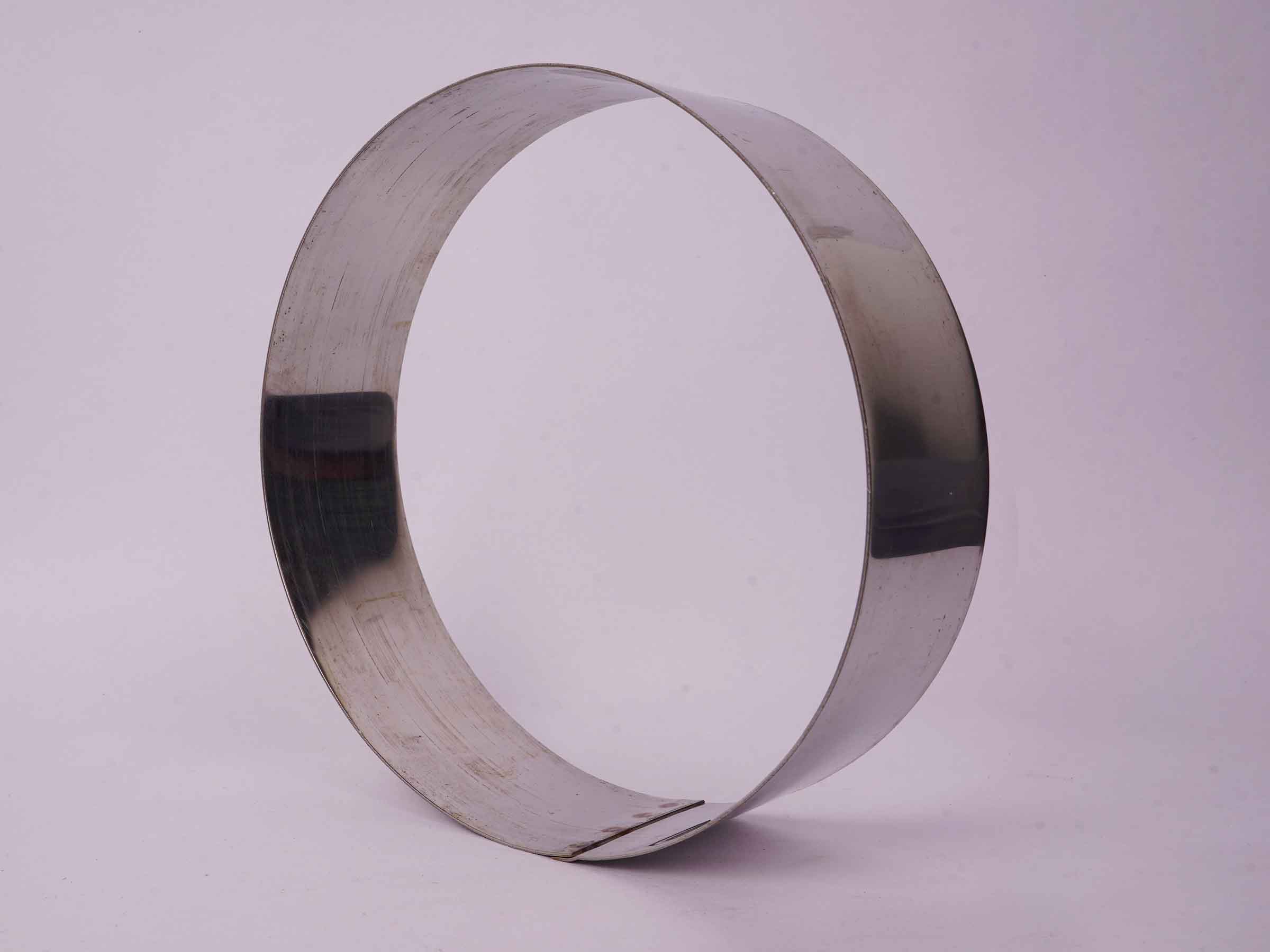 Stainless steel Round Cake rings/Pizza base cutter (5"x2")