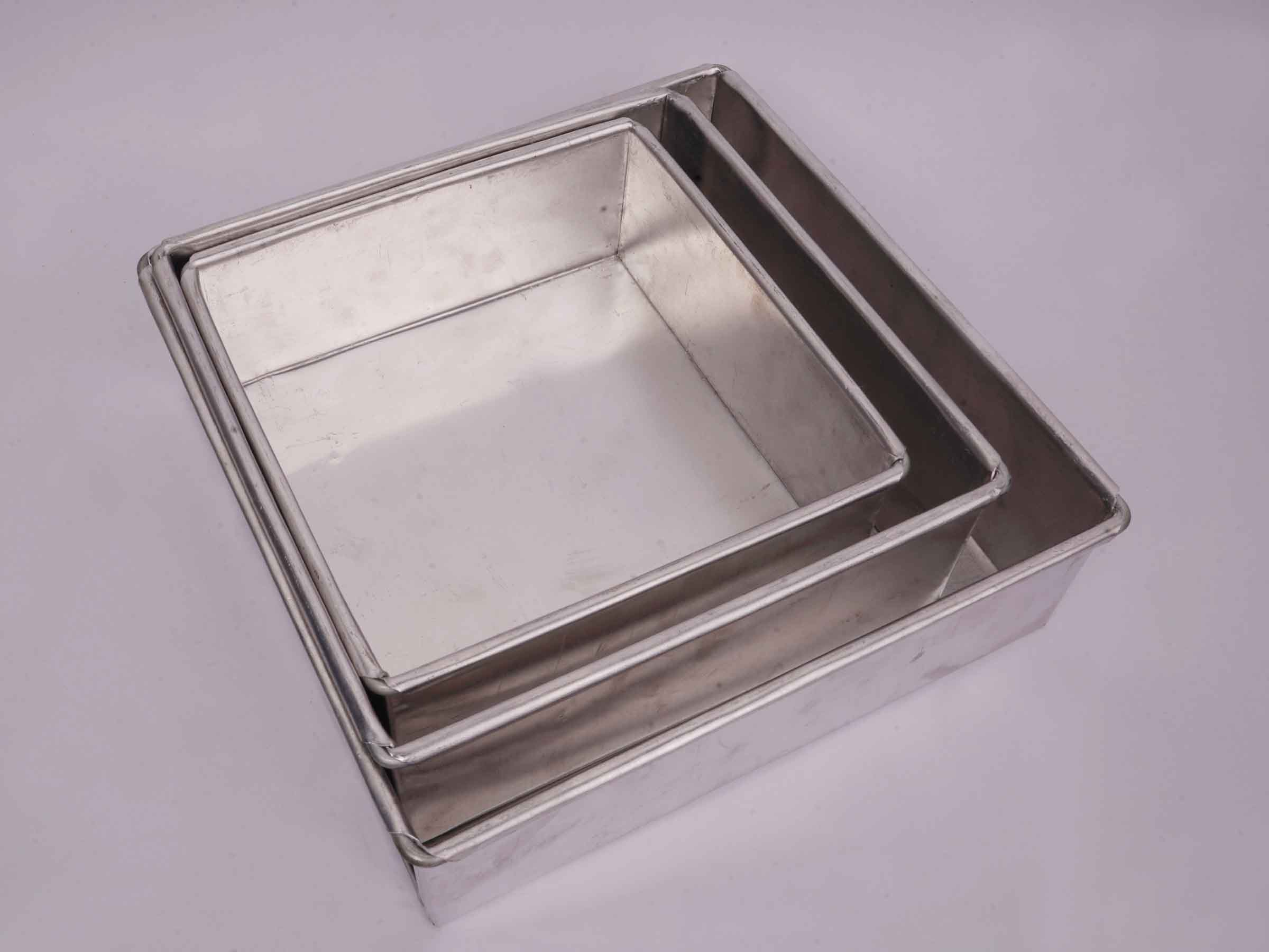 Aluminium Cake Mould - Buy Square Cake Mould 5 Inches & 3 Inches